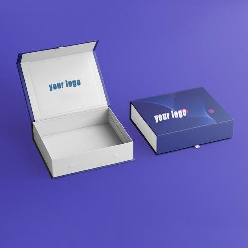 Custom logo magnetic folding packaging box Hard cardboard for gift