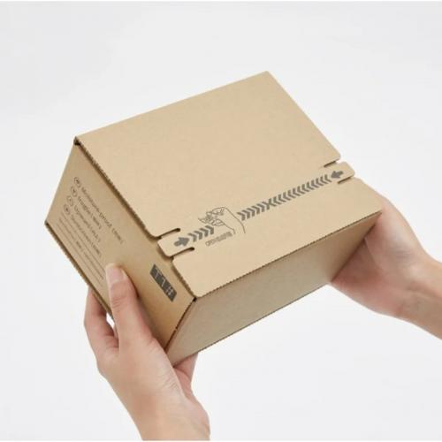 Customized Mailer Boxes Adhesive Tear Strips Shipping Boxes